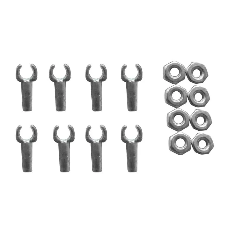 

Mato Metal Upgrade Parts Towing Cable Metal U Buckles For 1/16 1:16 RC Panzer III Tank