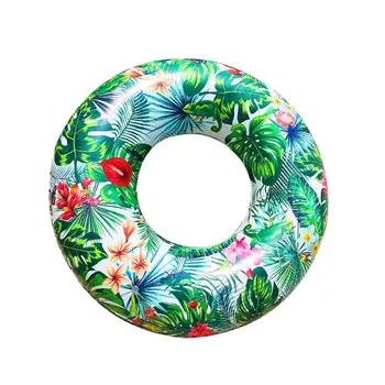 

Inflatable Painted Forest Swimming Ring Float Swimming Circle Adult PVC Inflatable Children's Beach Summer Water Party Toy