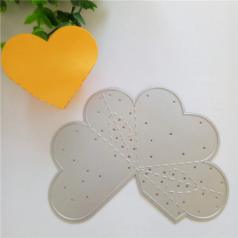 Irregular Figure heart cutting Dies Household fold paper products metal dies Craft Embossing Scrapbooking|Вырубные штампы| |