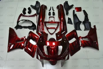 

Zzr400 95 96 Body Kits Zzr 400 1993 - 2007 Pearl Red Black Full Body Kits for Kawasaki Zzr400 01 02 Bodywork