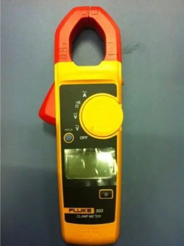 Fast arrival Fluke 303 Clamp Multimeter AC/DC Handheld 600A 30mm  With Backlight