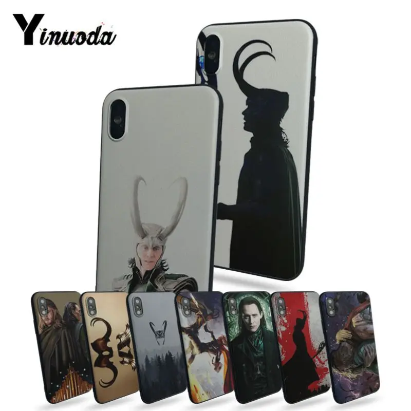 Yinuoda funda For iphone 8 plus case Loki Thor Coque Shell Phone Case For iphone5 5s 5c SE