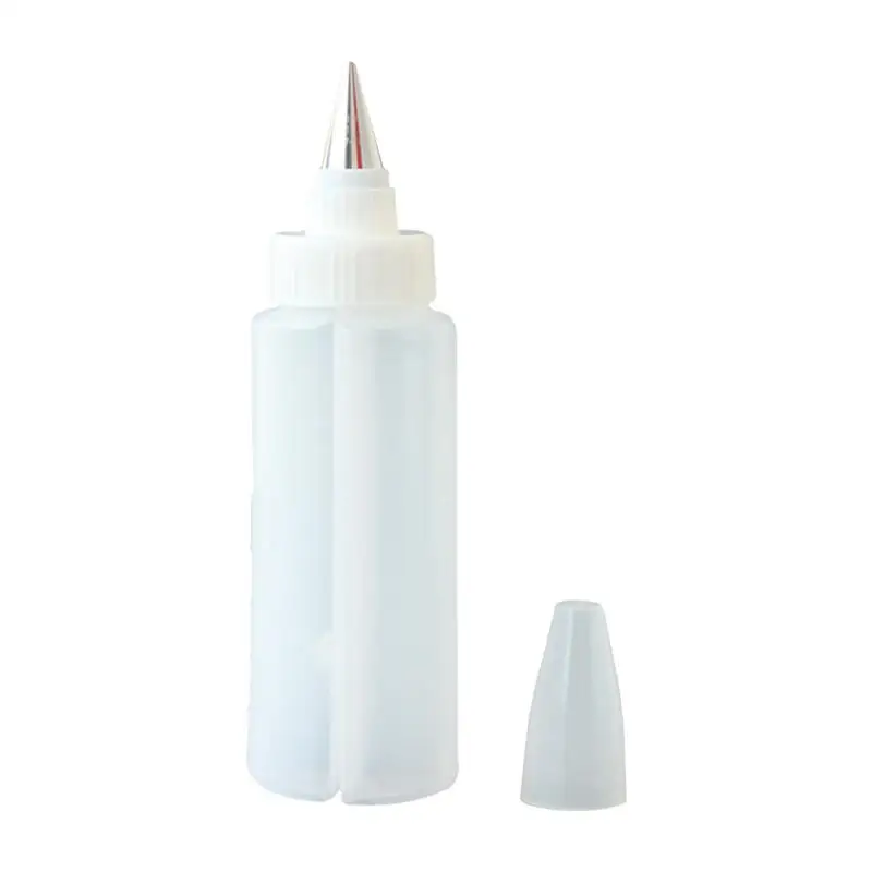

Cream Squeeze Bottle Cake Decorating Piping Nozzles Tips Dessert Fantoon Bottles with Double Hole Mounting Patterns