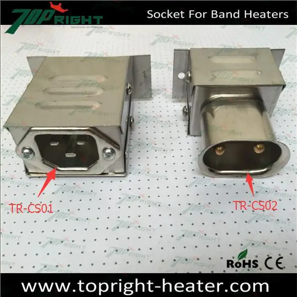 high temperatue socket connector for band heatersin Connectors from