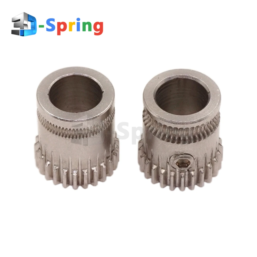 

Dual Gear For Btech Extruder Drive Wheel Gear 8mm Bore Stainless Steel 25 Tooth Modulus 0.5 for 3D Printer 1.75mm 3mm Bondtech