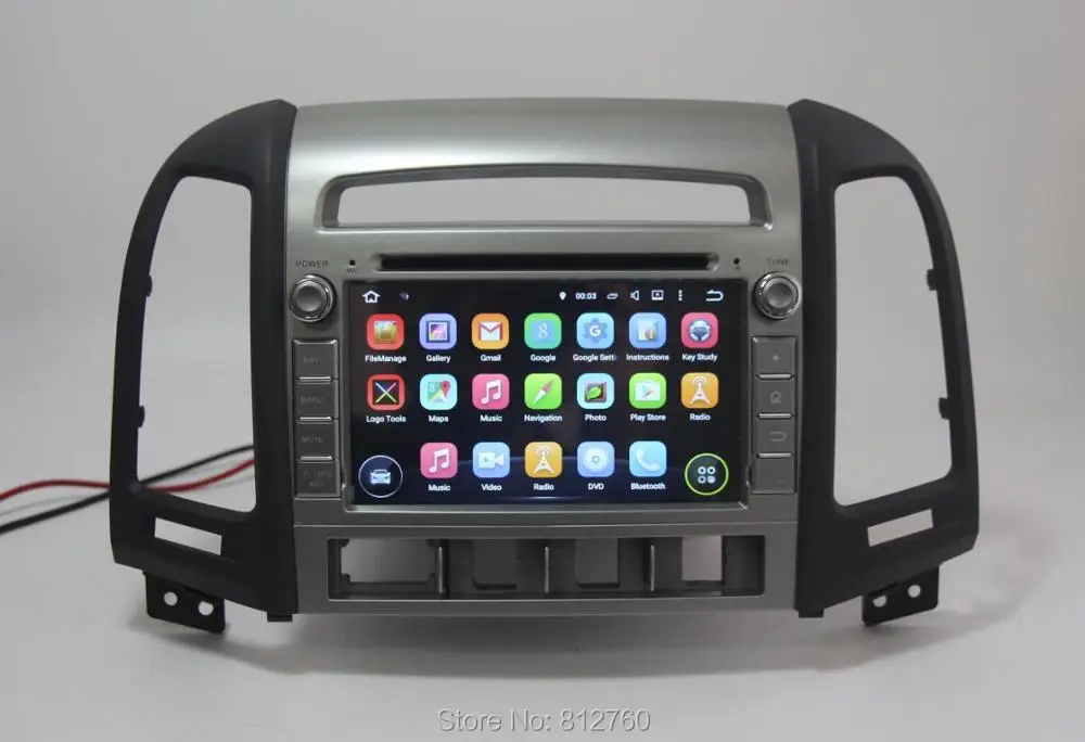 Excellent 1024*600 Octa Core Android 9.0 Fit Hyundai SANTA FE 2006 2007 2008 2009 2010 2011 2012 Car DVD Player GPS Navigation Radio 4G 11