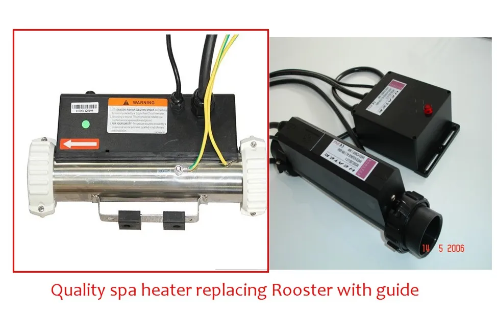 Quality hot tub spa heater 3KW Straight I type repalcing Rooster heater