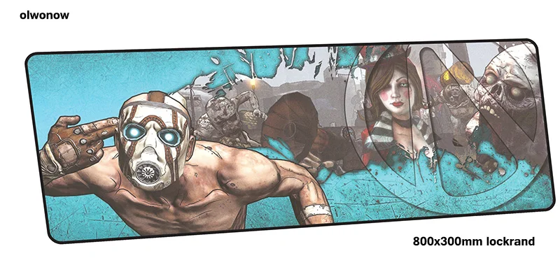 Borderlands коврик для мыши computador коврик для мыши 800x300x2 мм padmouse властная мышь коврик эргономичный гаджет офис настольные коврики