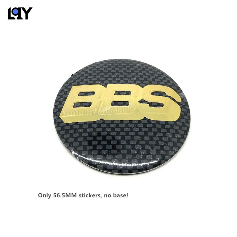 LQY 4 шт. автомобильные наклейки BBS логотип Центр колеса модифицированные черные красные желтые декоративные алюминиевые наклейки диаметр 56,5 мм