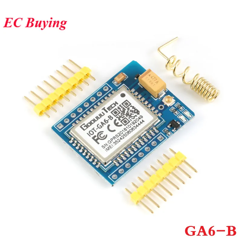Мини A6 GA6 GSM модуль SMS GPRS GSM Голосовая разработка беспроводной модуль расширения плата антенна протестирована для Arduino SIM800L GA6-B