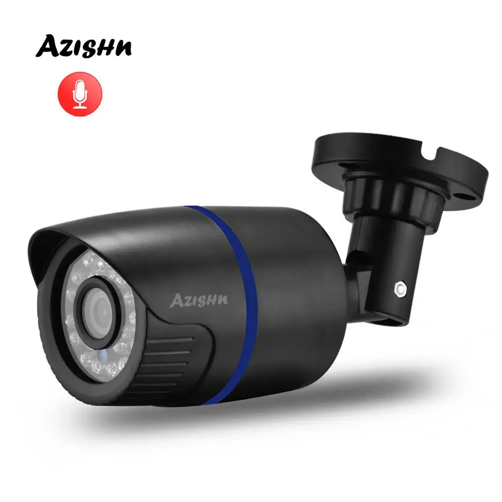 IP камера AZISHN 25 кадров/с H.265 2 МП 1080P аудио|Камеры видеонаблюдения| |