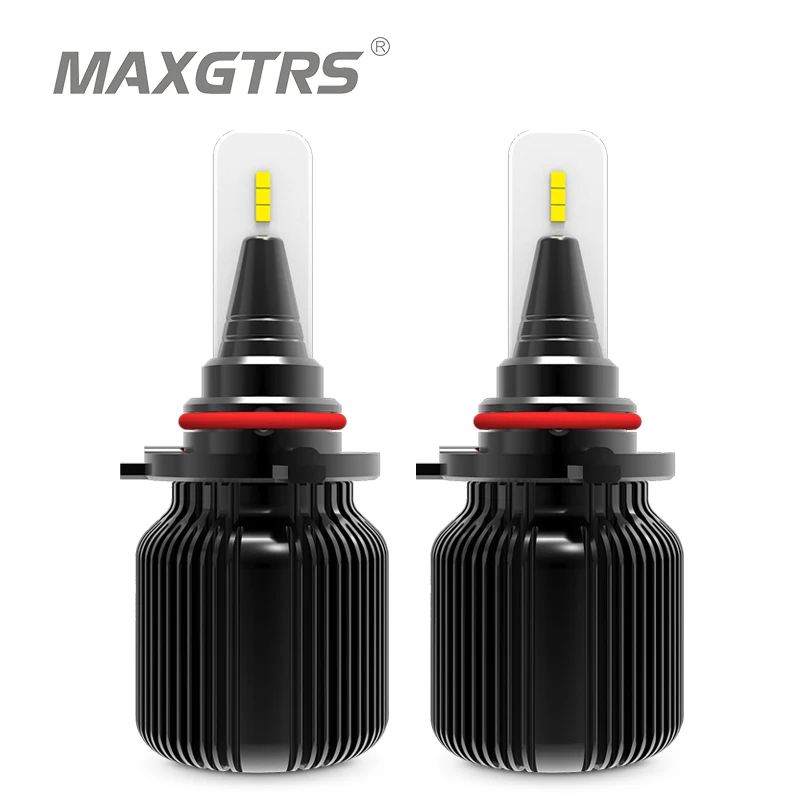 

2x Mini H8 H11 H4 Hi/Lo Beam H7 9005 9006 HB3 HB4 9012 8000Lm Car LED Headlight Bulb CSP Chip 6000K Lamp White Fanless