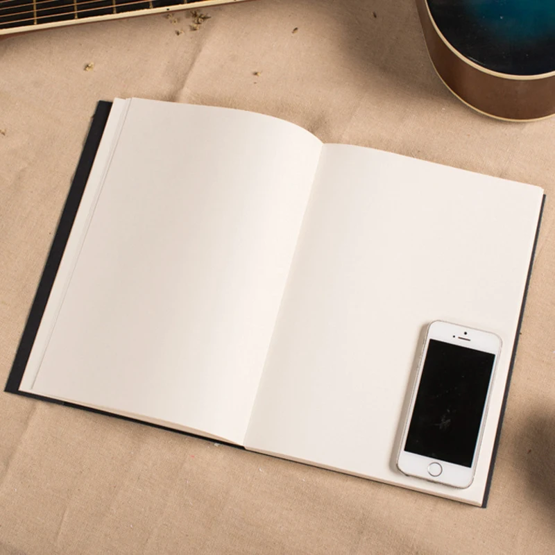 Kaufen EZONE Schwarz Karte Skizze Buch Sketch Kunst Marker Skizze Buch Für Malerei Zeichnung Retro Clssci Schule Büro Liefern Papelaria