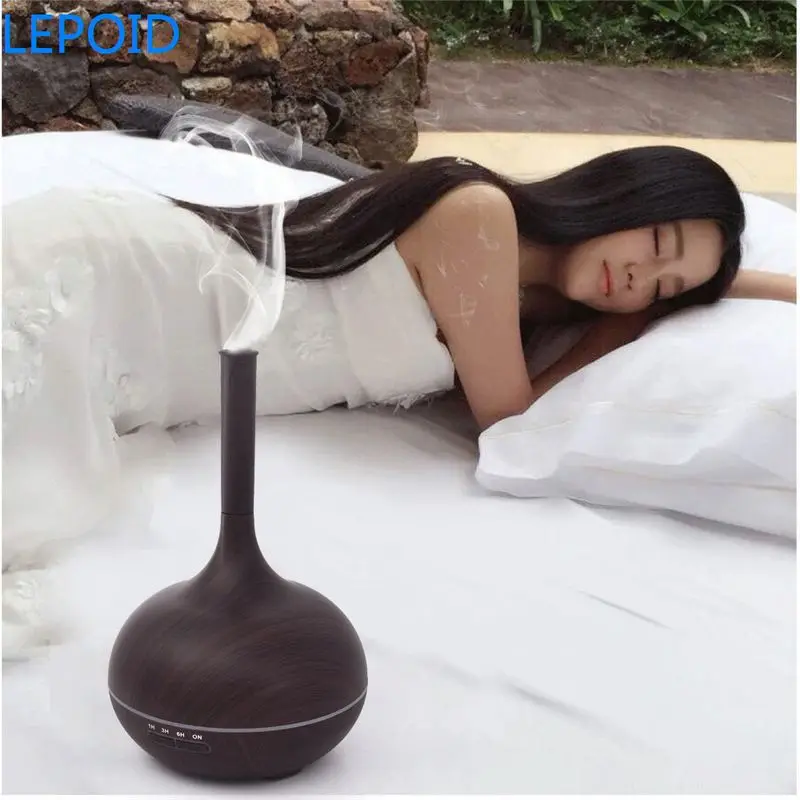 

LEPOID 400ml Essential Oil Diffuser Aroma Cool Mist Humidifier with Waterless Auto Shut-off and 7 Color LED Light