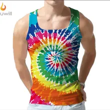 Atuwill M-4XL унисекс 3d Печатные Топы на бретелях рубашка без рукавов хип хоп 3D жилет Панк Мода Лето Топы для мужчин