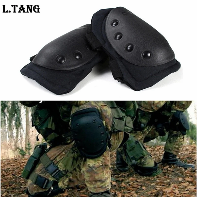 

4 Pcs/lot Adult Tactical Combat Protective Pad Set Professional Gear Sports Military Knee Elbow Protector Elbow & Knee Pads L583