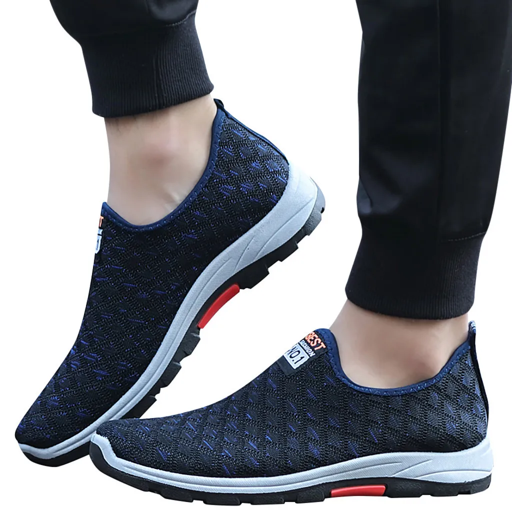 Men sunmer Casual shoes Men's Lightweight Breathable Fashion Leisure Shoes Running Sport Casual Shoes Sneakers#G3