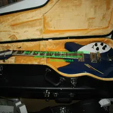 Синий 6 Строки Электрогитары 24frets Гитары с случае Новое поступление Гитары