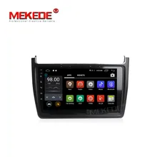 MEKEDE Quad core Pure Android7.1 Car tape recorder GPS DVD Player For VW polo Stereo Audio video support BT wifi 4g lte swc FM