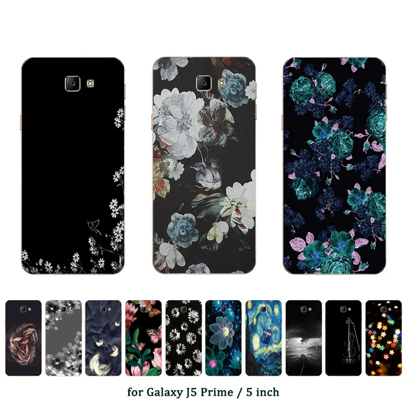 

Soft TPU Case For Fundas Samsung Galaxy J5 Prime Cases Multicolor Printed Cover Soft Silicon Cases For J5 Prime On5 2016 Bag