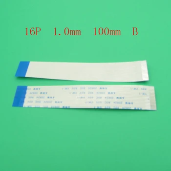 

2pcs/lot FFC FPC flat flexible cable 1.0mm pitch 16 pin 16PIN Reverse Length 100mm 10cm Width 17mm Ribbon Flex Cable