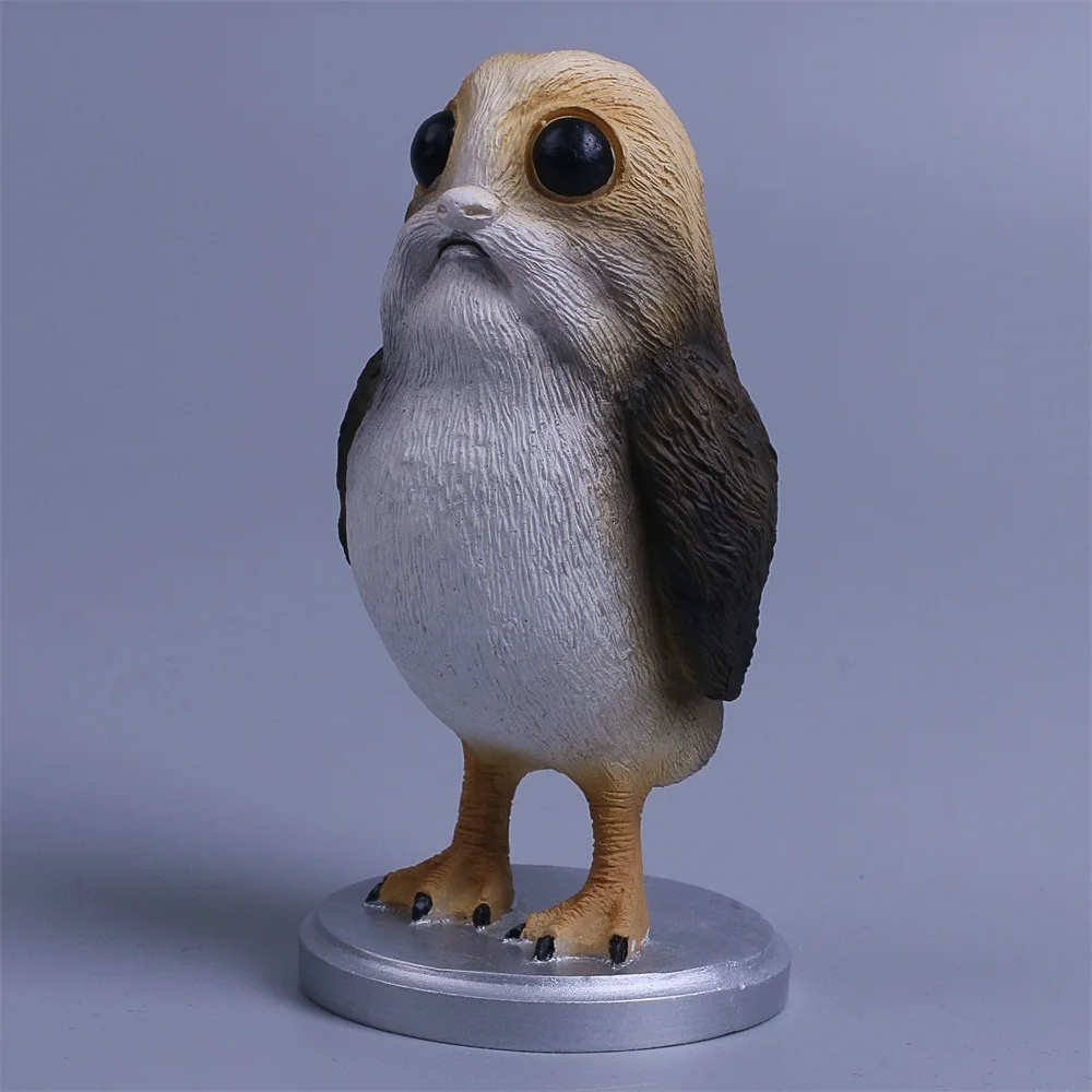 Star Wars The Last Jedi Porg Action Figure Cosplay Porg Toy Doll Christmas Gift Resin (14)