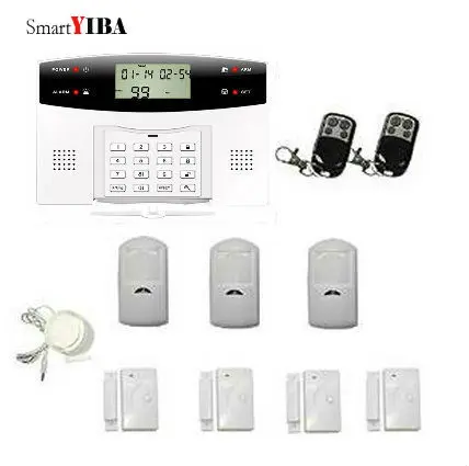 

SmartYIBA GSM Wireless Alarm for Home Shop Office House Security Anti-theft Alarm System With Infrared PIR Motion Sensor Siren