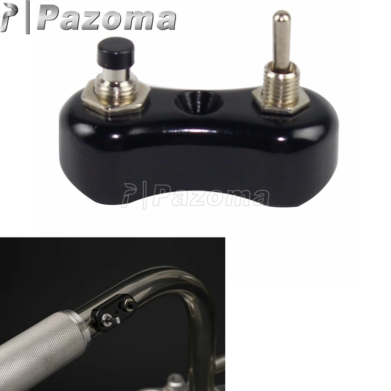 

Motorcycle Black 7/8" or 1" Handlebar Switch Block Push Button Toggle Switches for Harley Touring Dyna Cafe Racer Bobber Chopper