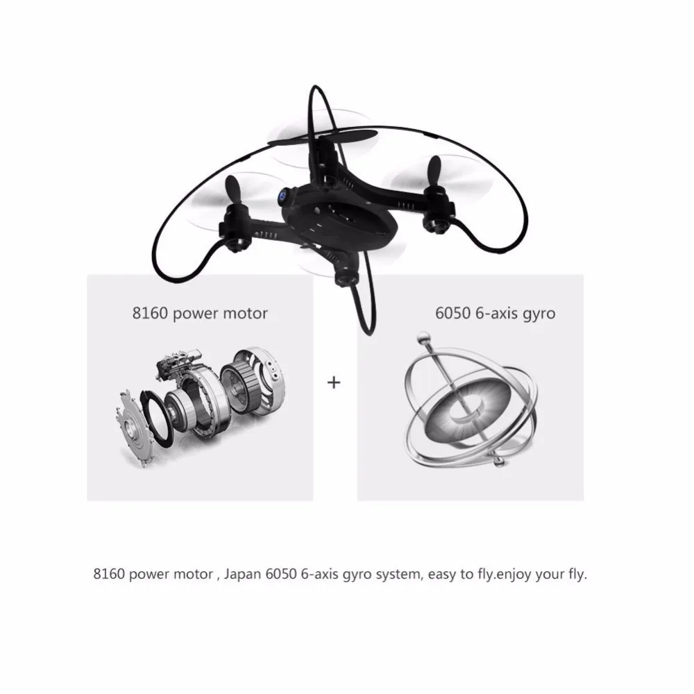 New Smart pocket RC drone toy M7S 2.4G anticollision WIFI FPV real time attitude hold remote control helicopter with HD camera