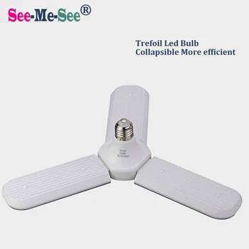 

Energy Saving Lights Bright Foldable Fan Blade Angle Adjustable LED Ceiling Lamp Livingroom E27 LED Bulb