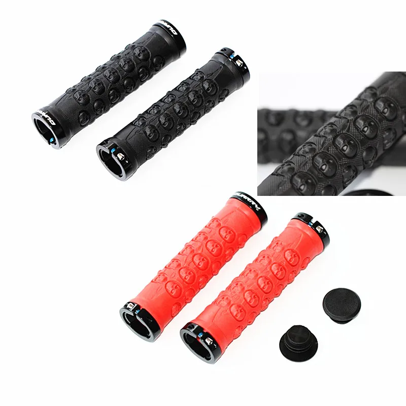 

HIMALO 1 pair MTB BMX Road Cycling Handlebar Grips Anti-Skid Rubber Bicycle Grips Mountain Bike Lock On Bicycle Handlebars Grips