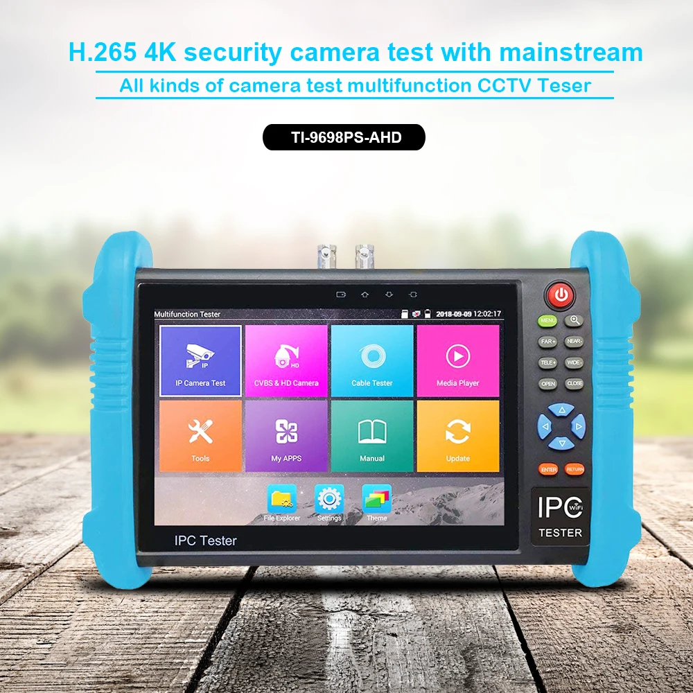 Новый сенсорный 7-дюймовый H.265 4 K ip-камера Тесты er 8MP TVI CVI 5MP AHD камеры видеонаблюдения Тесты er монитор с RJ45 кабель Тесты HDMI POE