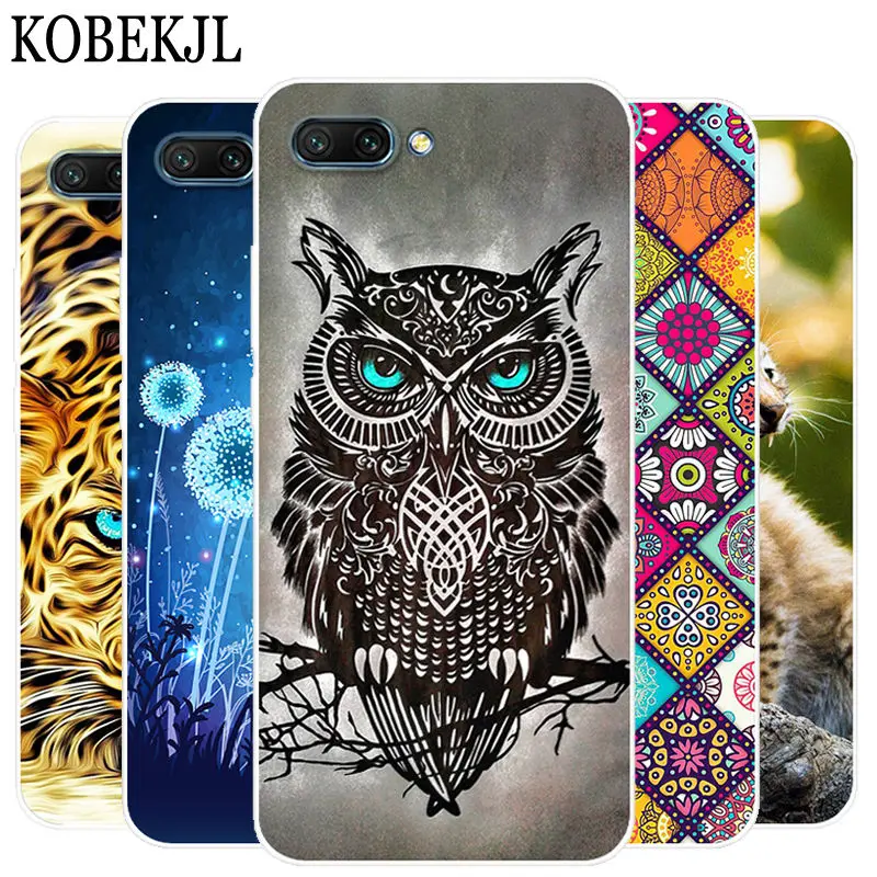 

Silicone Case Honor 10 Case Soft TPU Cartoon Cover Phone Case For Huawei Honor 10 Honor10 COL-L29 COL-L29A Case Back Cover 5.84