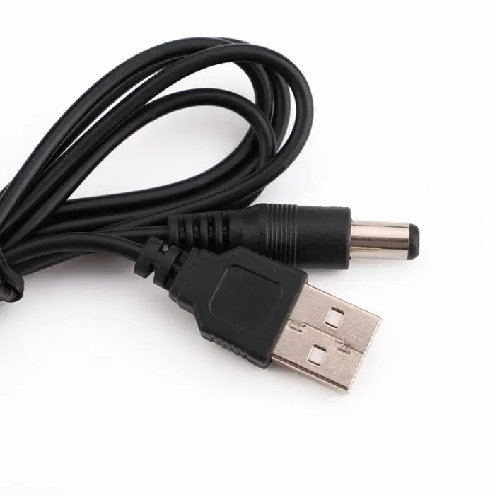 Многофункциональный 1 м Мужской USB порт до 5,5 мм/2,1 мм 5 В DC баррель Джек Кабель питания разъем передачи безопасности