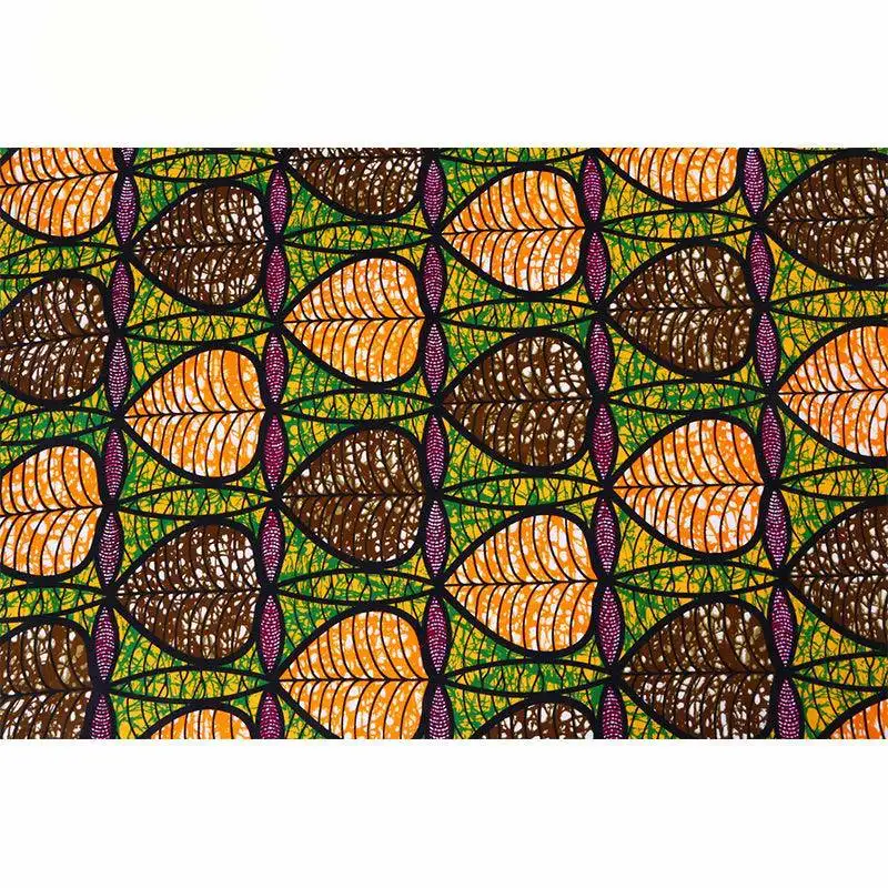 cotton Ankara African prints batik fabric real dutch wax high quality Africa sewing material for woman party dress 6 yards