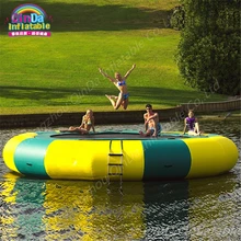 5 m Diameter Aqua Park Round Inflatable Trampoline From China, Air Bouncer Inflatable Trampolines ,Air Jumping Bed For Sale