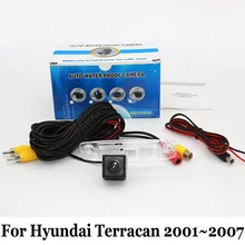 Автомобиля Резервную Камеру Для Hyundai Terracan 2001 ~ 2007/RCA Кабель aux или Беспроводной/HD CCD Ночного Видения Автомобильная Камера Заднего вида