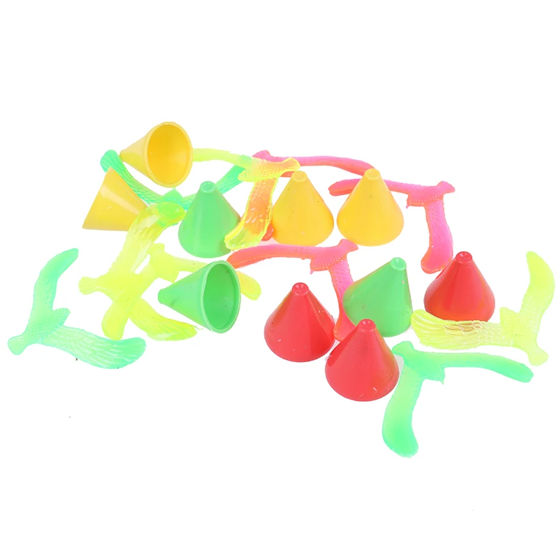 

10pcs Magic Bird Desk Funny Gadget Novelty Interesting Toys For Birthday Gift Plastic Amazing Balancing Eagle With Pyramid Stand