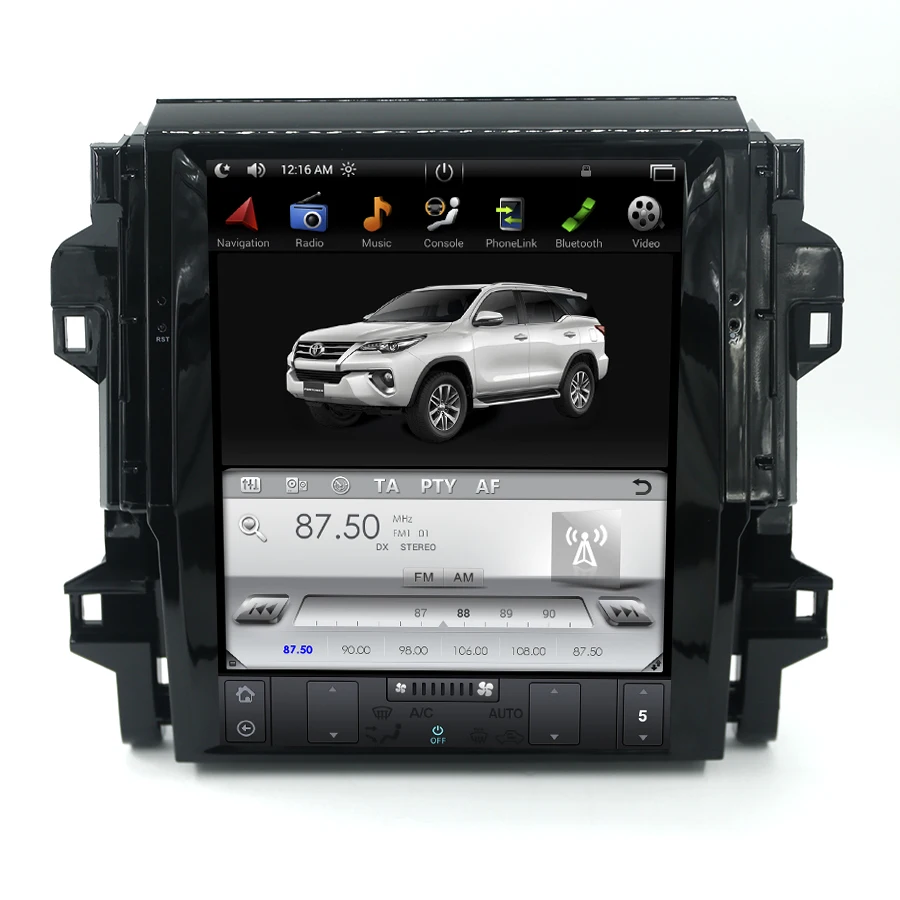 Flash Deal Asvegen Car Stereo Radio For Toyota Fortuner 2016 2017 Vertical 12.1
