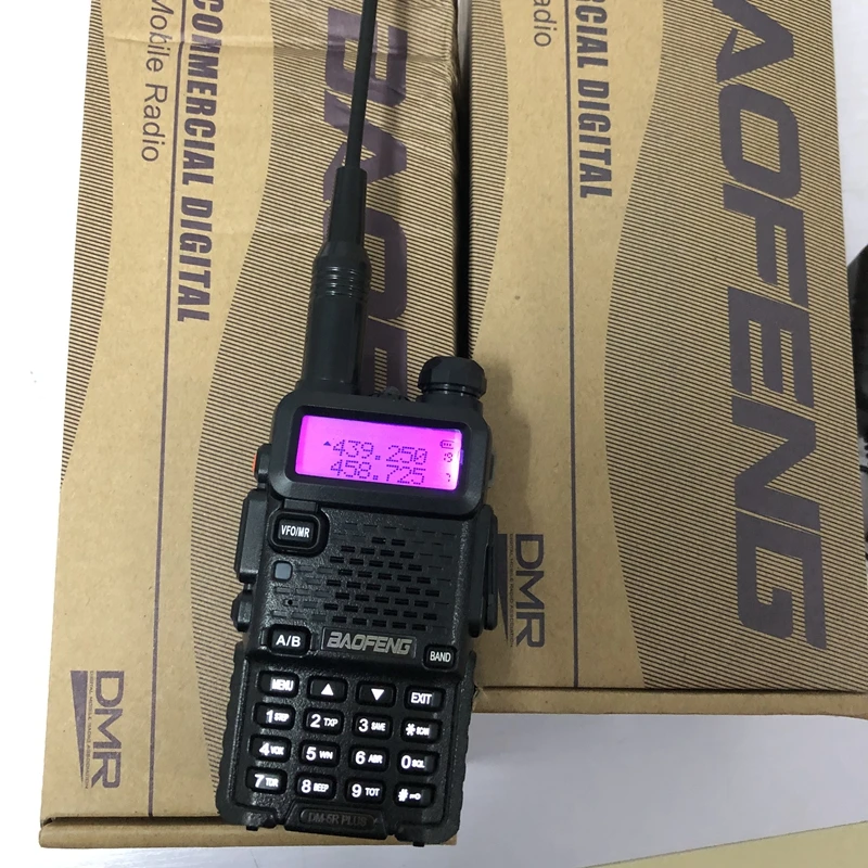 Baofeng DM-5R plus радио Цифровая поддержка работа с Motolora радио DMR ретранслятор 2000 мАч батарея дальняя рация 10 км