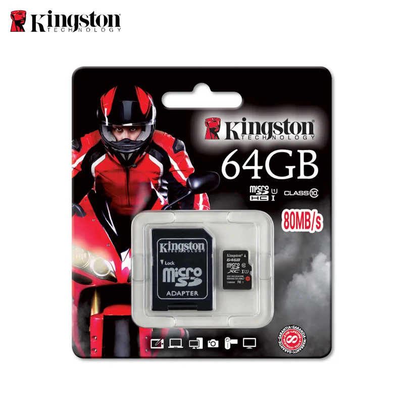 

Карта памяти Kingston microSDXC SDC10G2/64 ГБ