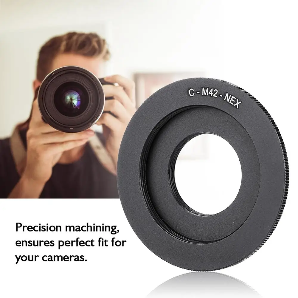 

Lens Adapter Macro Ring M42 / C Mount Movie Lens To Mirrorless Cameras Adapter Dual Purpose(M42/C-Nex) Camera Accessories