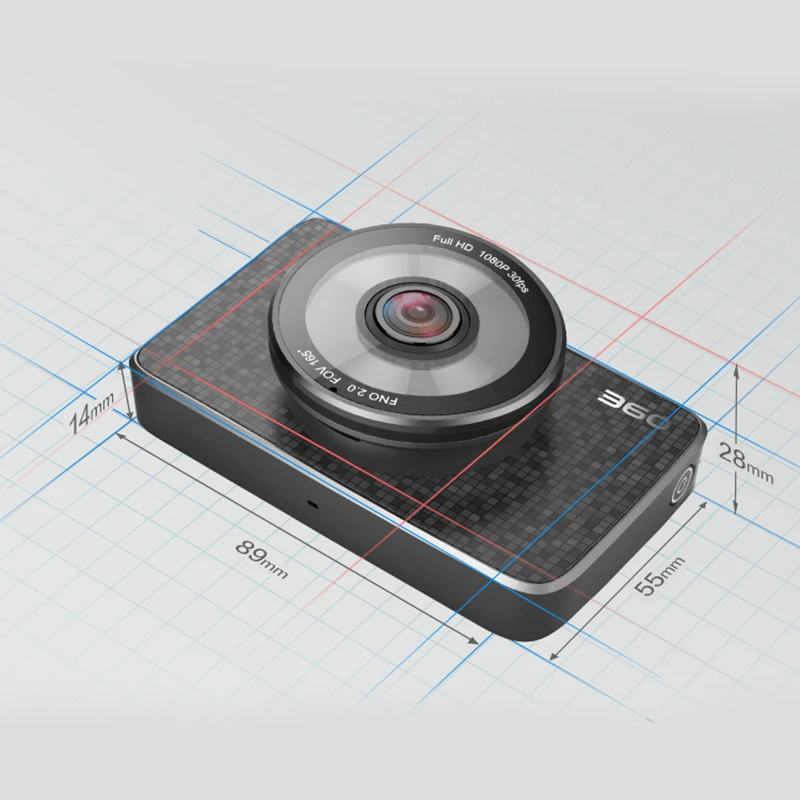360 смарт автомобиль dvr камера Wi Fi Dash Cam 1080P Full HD ночного видения g сенсор 165 градусов