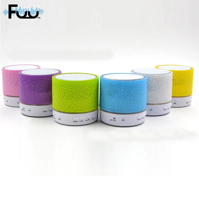 FUU Bluetooth портативный мини беспроводной динамик воспроизведение цветной