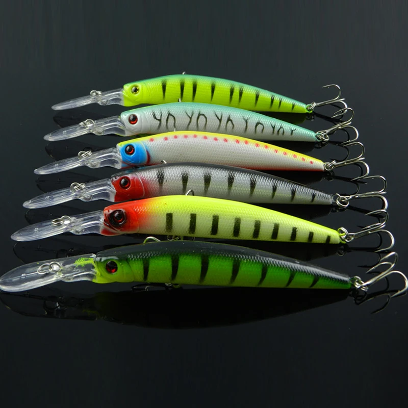 HENGJIA Minnow Crankbait Hard Bait 14cm 15g Tight Wobble Floating