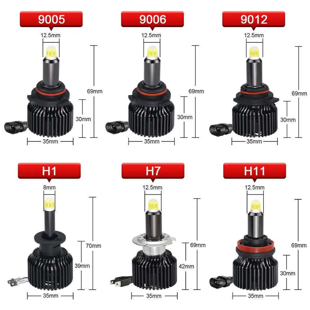 360 градусов диодные лампы для авто h7 cветодиодные лампы h11 6000k h8 led 14000lm лампа h7 cветодиодные лампы 4300k h 7 лампы для фар автомобиля 14000lm h 8 h 9 h 11 9005 hb3 9006 hb4 9012 hir2 авто фары Turbo против