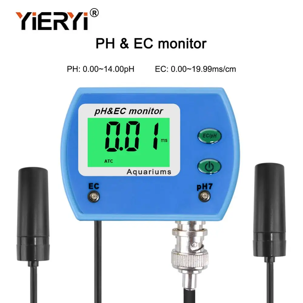 yieryi Mini 2 in 1 Water Quality Tester Multi Parameter Water Quality