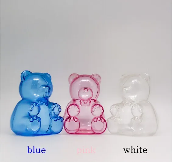 Прекрасный L размер пластиковый прозрачный медведь шоколадная коробка, 10 см* 7 см* 8 см, 60 шт./партия, LN1-2