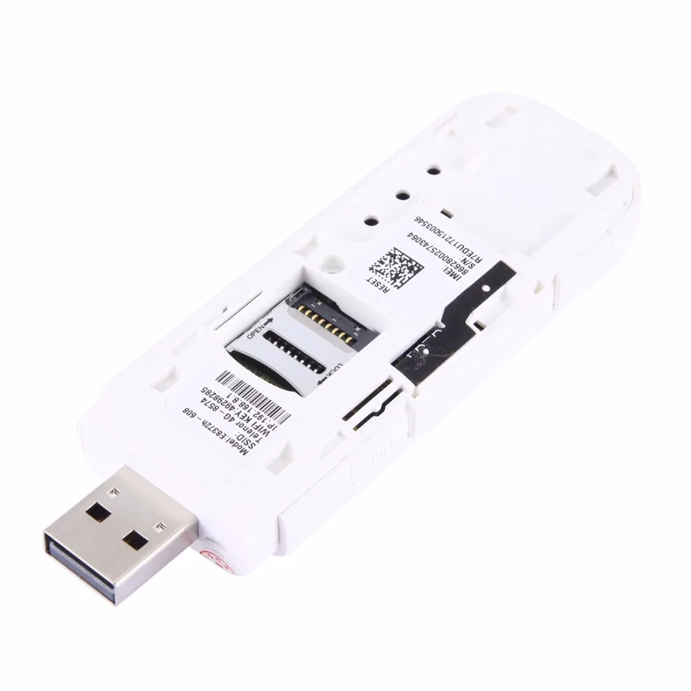 4G USB WiFi модем разблокированный huawei E8372 E8372h-608(2 шт антенна бесплатно) LTE USB Wingle 4G Автомобильный wifi со слотом для sim-карты