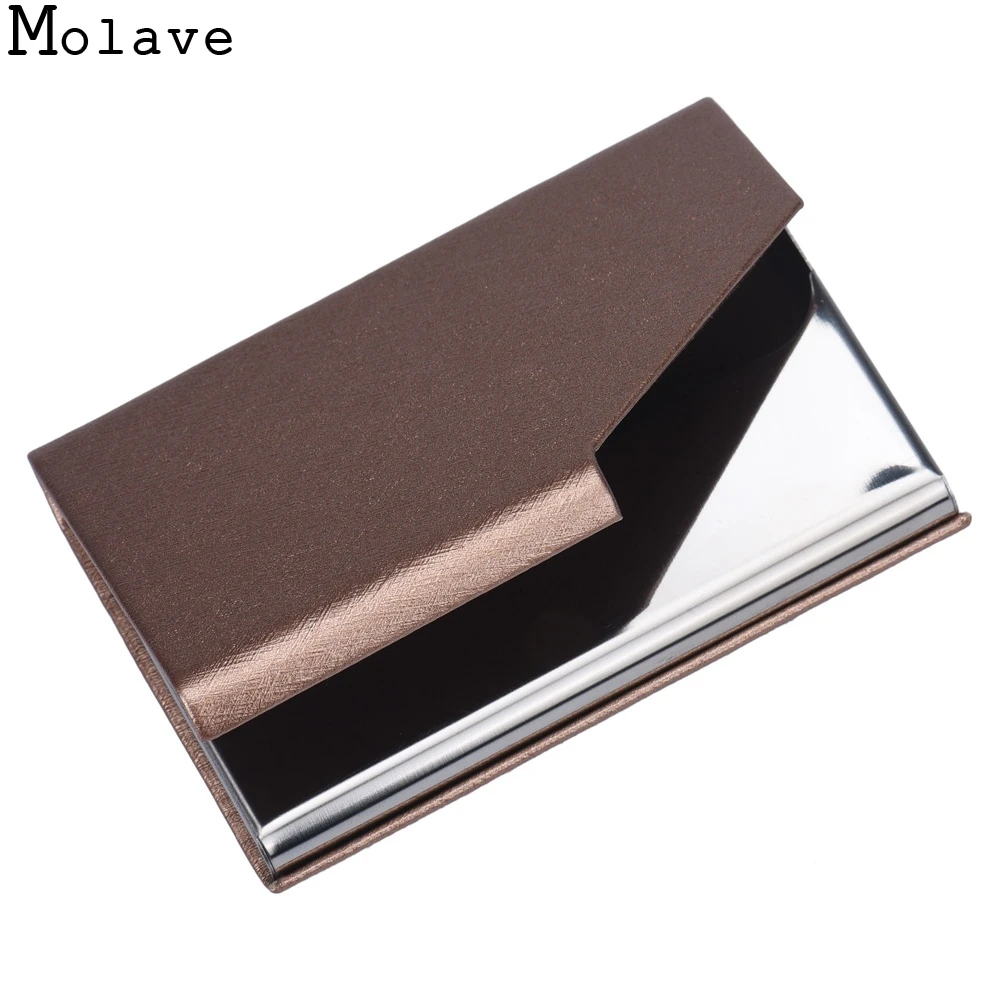 

Mini Box Pocket Wallet 2017 New Arrival Fashion Men Business Credit Card Holder Women Bank Card Case Card Box Apr20